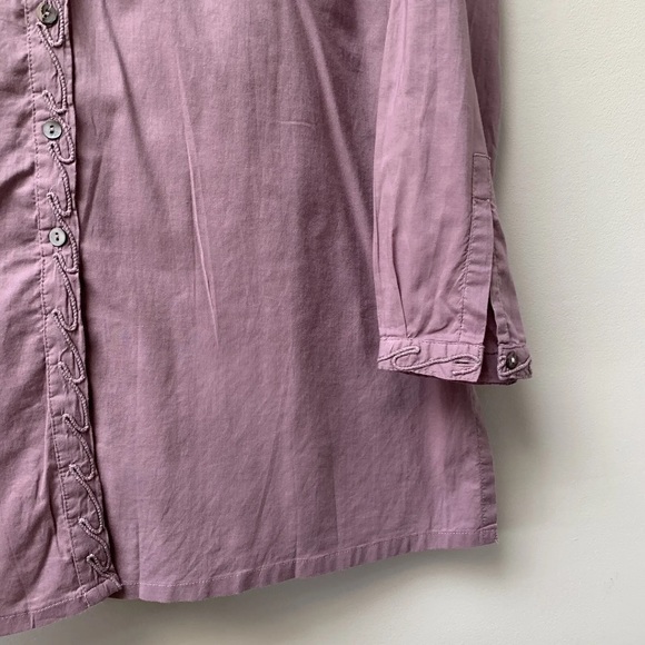 East pure cotton shirt size uk 8 long sleeves quilted - Picture 7 of 11